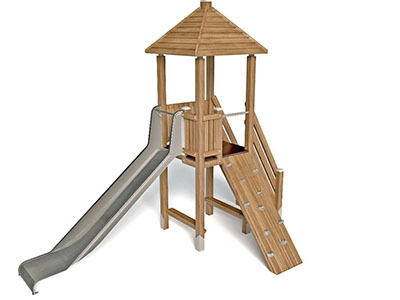 Игровой комплекс Активный двор 1 ЭКО