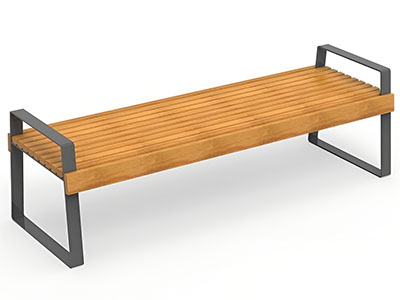 Лавочка без спинки Алекс 2