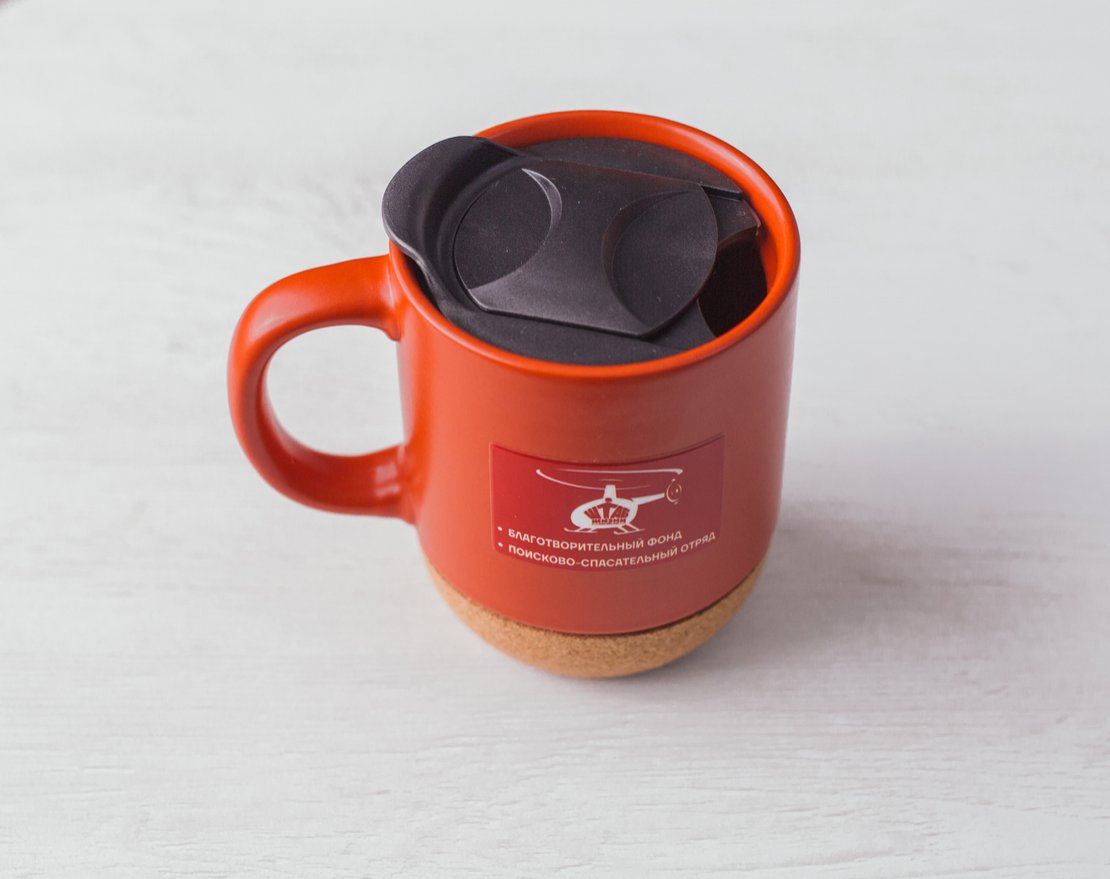 Термокружка на пробковой основе ШТАБ ЖИЗНИ - вид 2