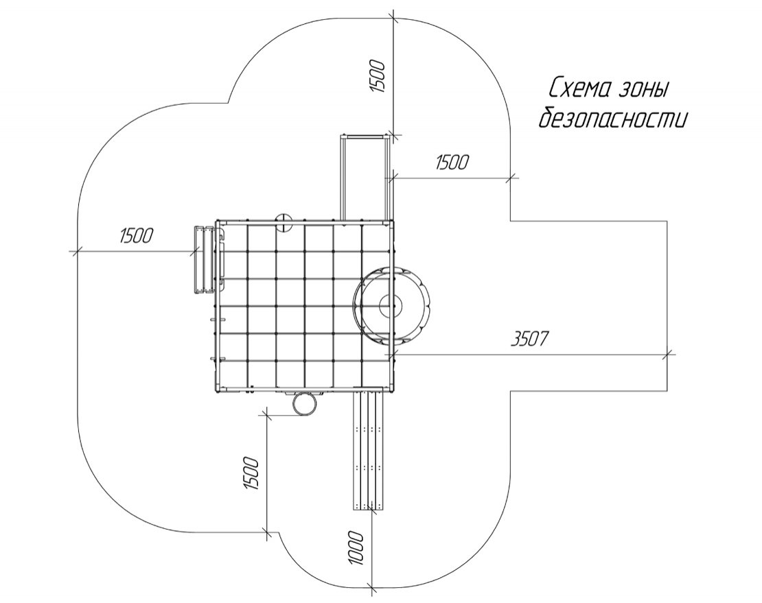 Детский игровой комплекс Куб радости 2 с подушками - вид 2