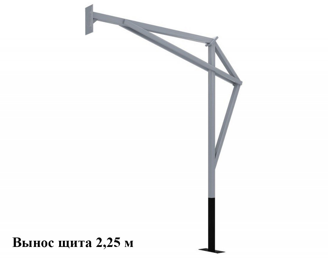 Стойка баскетбольная стационарная, вынос щита 0,5 м (1 шт.) - вид 4