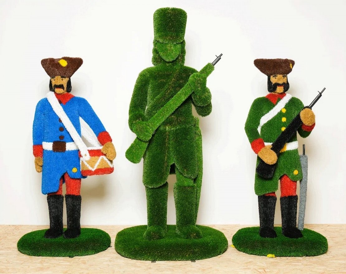 Топиари Композиция гусары, микс - газон Eco + Deluxe - вид 2