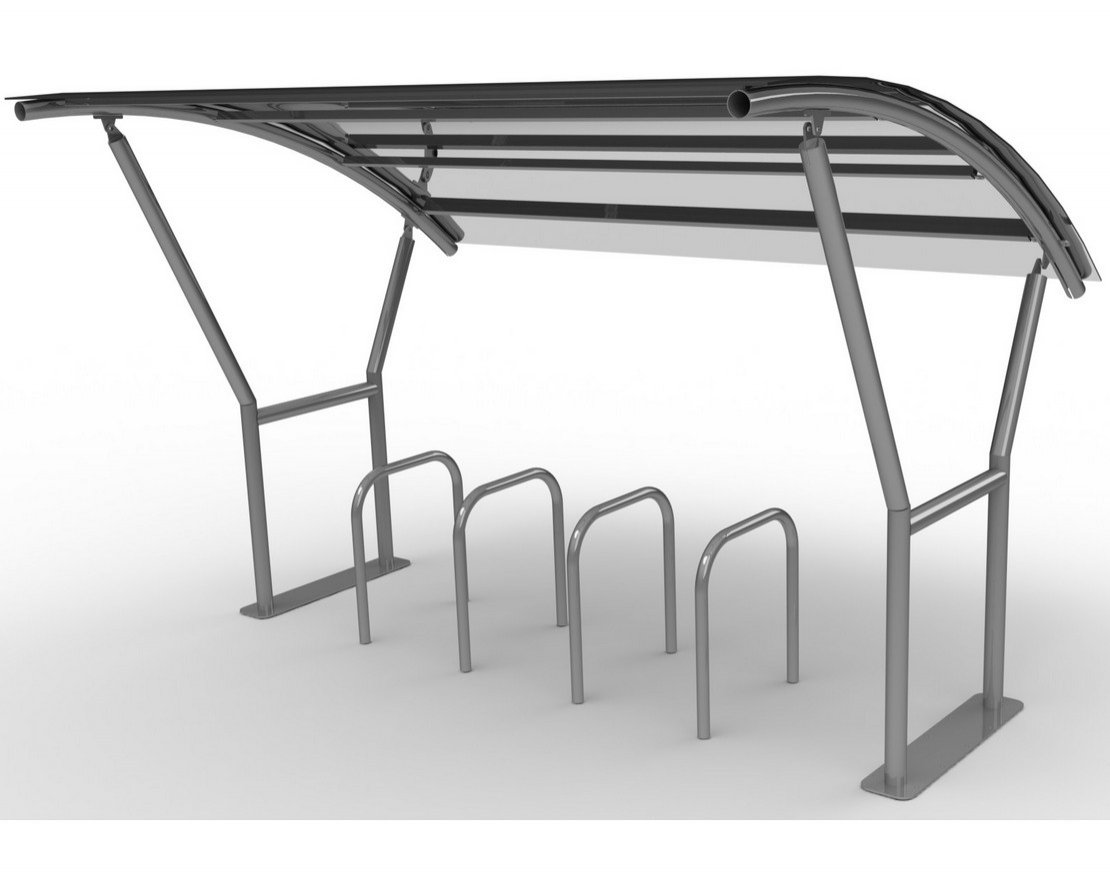 Велопарковка Сити с навесом - вид 4